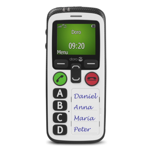 Doro Secure 580IUP Telefono cellulare con protezione per gli utenti isolati