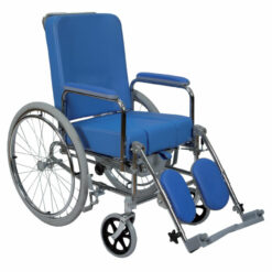 Carrozzina comoda con seduta 43 cm - ad autospinta