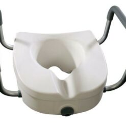 Rialzo sedile WC con braccioli estraibili - 125 mm (fissaggio a vite)
