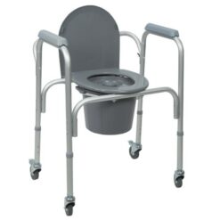 Sedia comoda 3in1 con rotelle (rialzo WC