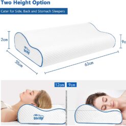 Bravedge Cuscino cervicale Memory Foam 3