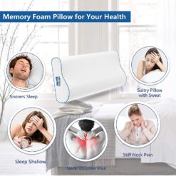 Bravedge Cuscino cervicale Memory Foam 5