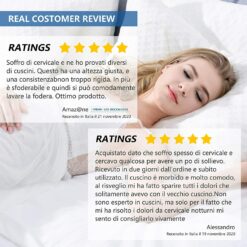 Bravedge Cuscino cervicale Memory Foam 7