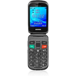 Brondi amico fedele telefono cellulare per anziani aperto, tastiera