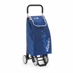 Gimi Twin Carrello Portaspesa 4 Ruote, Saliscale