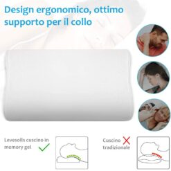 design ergonomico, ottimo supporto per il collo