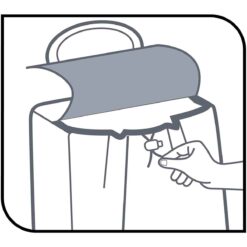 Chiusura borsa con coulisse