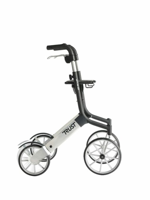 Let's go out rollator - argento nero